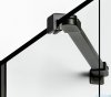 New Trendy New Renoma Black kabina kwadratowa 90x90x195cm przejrzyste lewa D-0273A/D-0119B